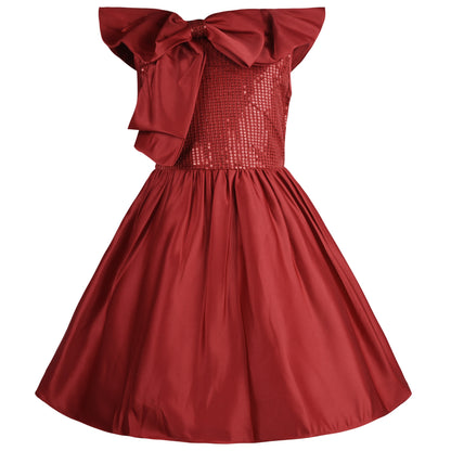 Girls Embellished A-Line Frock Dress