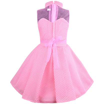 Baby Girls Pink Floral Party Dress