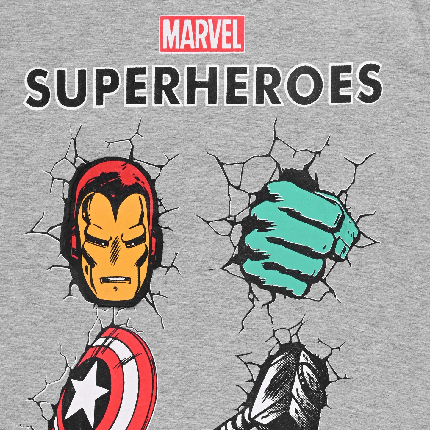 Marvel Superheroes Kids Full Sleeve T-Shirt – Cotton Blend