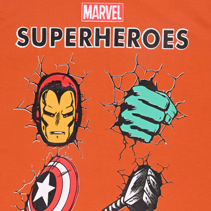Marvel Superheroes Kids Full Sleeve T-Shirt – Cotton Blend