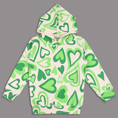 Buy Green Unisex Cotton Sweatshirt | Best Hoodies for Baby Boys Online | Kids Hoodies Under 699