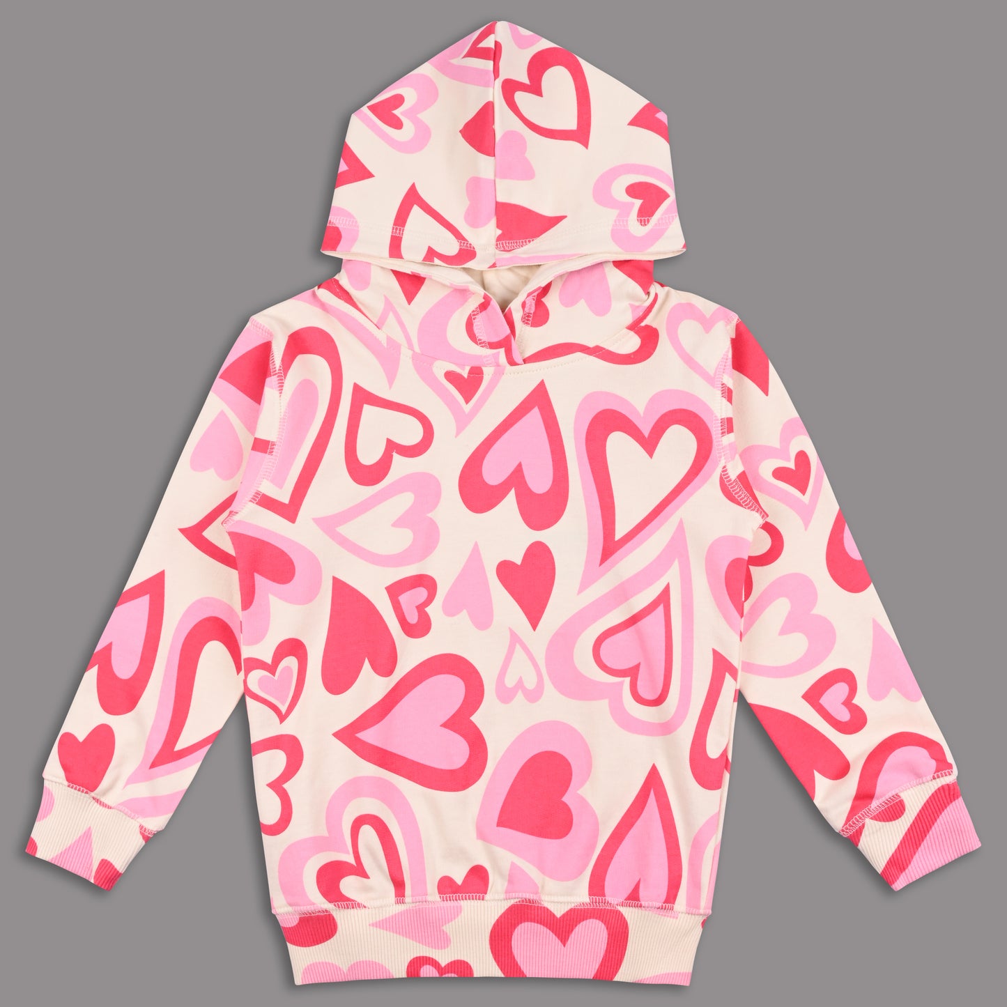 Buy Pink Unisex Cotton Sweatshirt | Best Hoodies for Baby Boys Online | Kids Hoodies Under 699