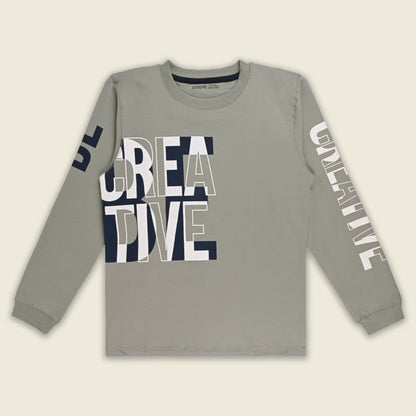 Kids Full Sleeve T-Shirt – Cotton Blend T417g