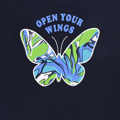 Girls  Cotton Blend Sweatshirt – Floral Print Winter Wear