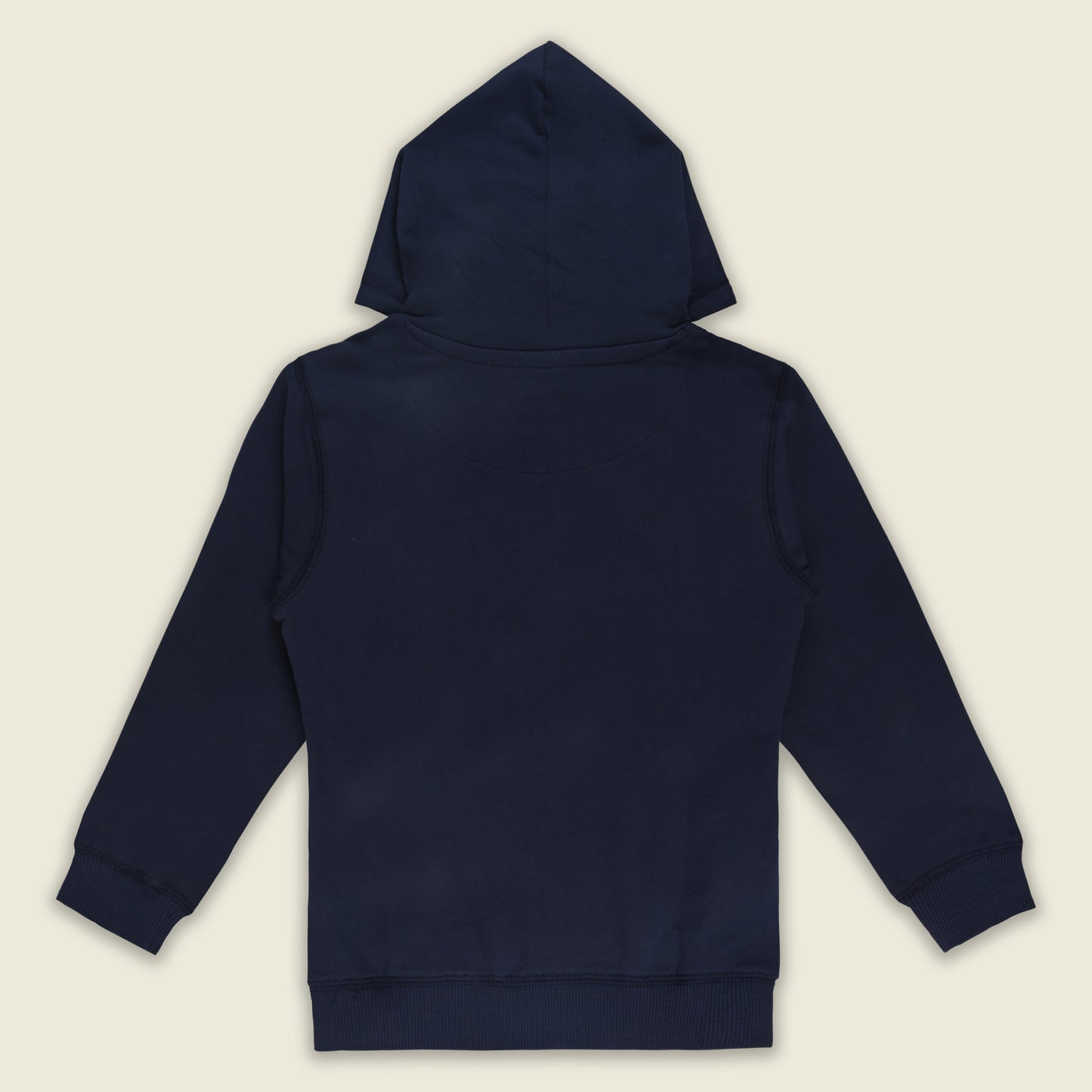 Boys Red Cotton Blend Printed Hoodie – Winter Casual Wear