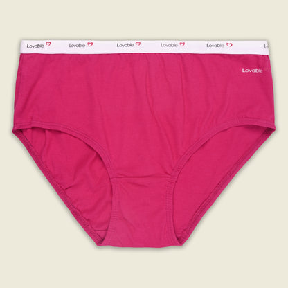 Women’s Cotton Blend Mid-Rise Briefs – Pack of 3