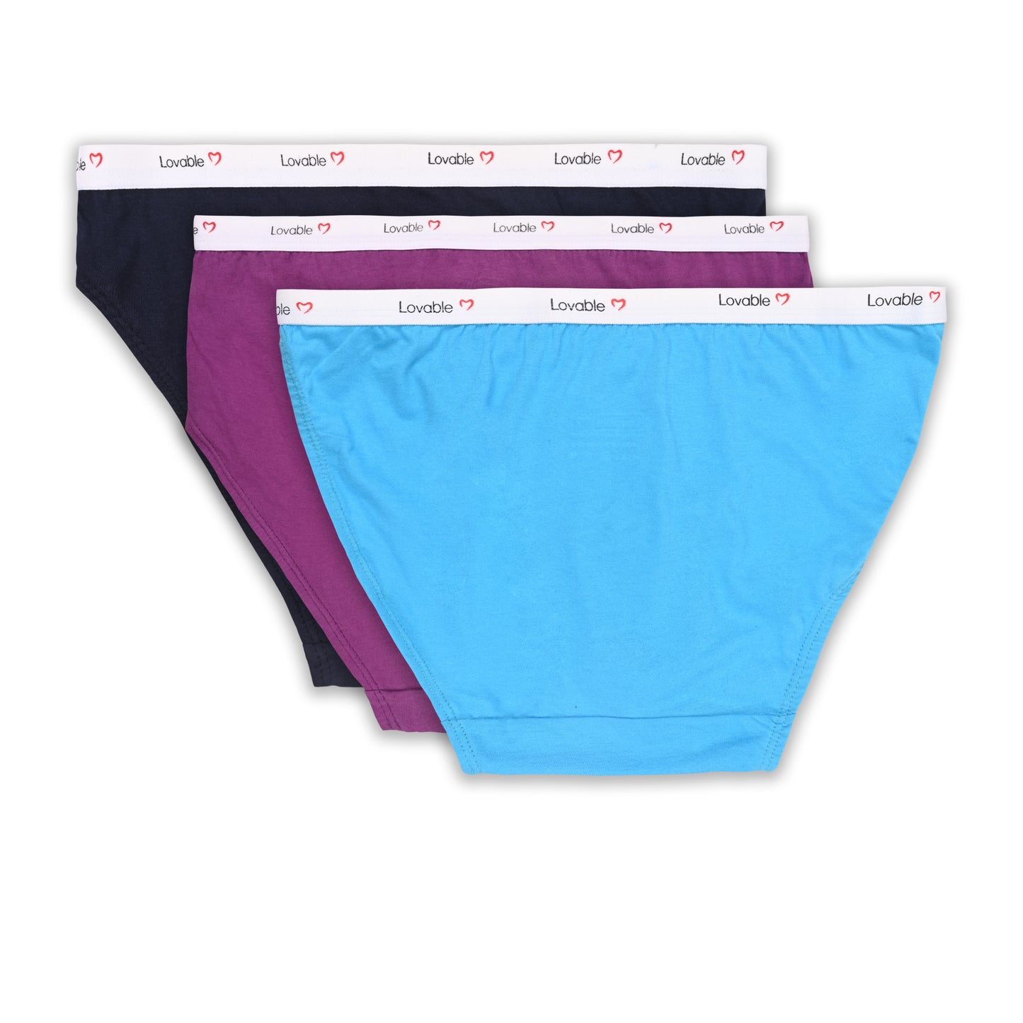 Women’s Cotton Blend Mid-Rise Briefs – Pack of 3
