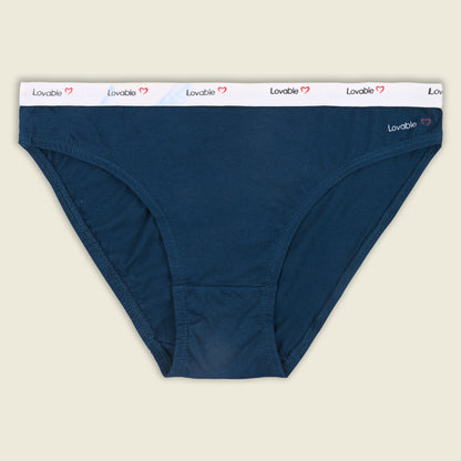 Women’s Cotton Blend Mid-Rise Briefs – Pack of 3