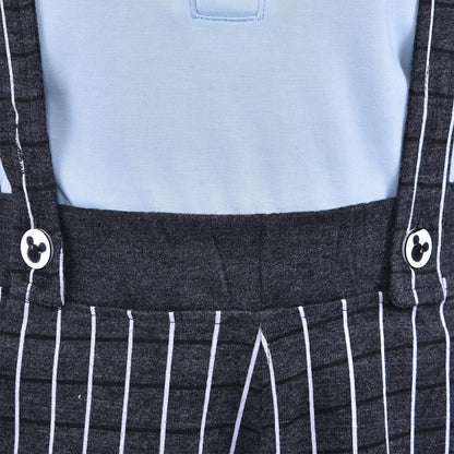 Wish Karo Baby Boys Dungaree Dress For Boys-(bt102blu)