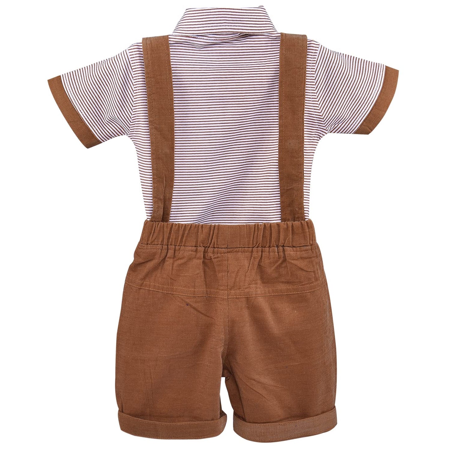 Wish Karo Baby Boys Dungaree Dress For Boys-(bt103bwn)