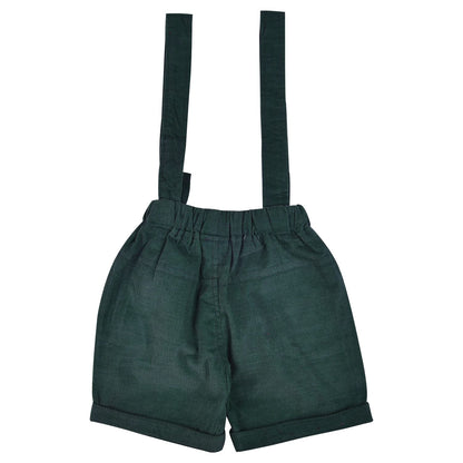 Wish Karo Baby Boys Dungaree Dress For Boys-(bt108grn)