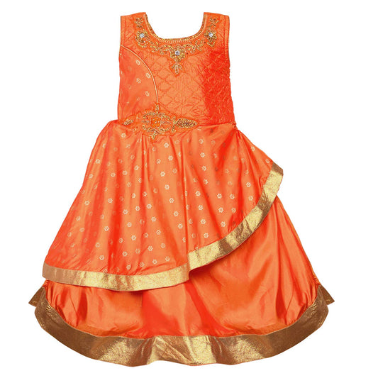Girls Party Wear Gown  Birthday Dress  for Girls LF144org