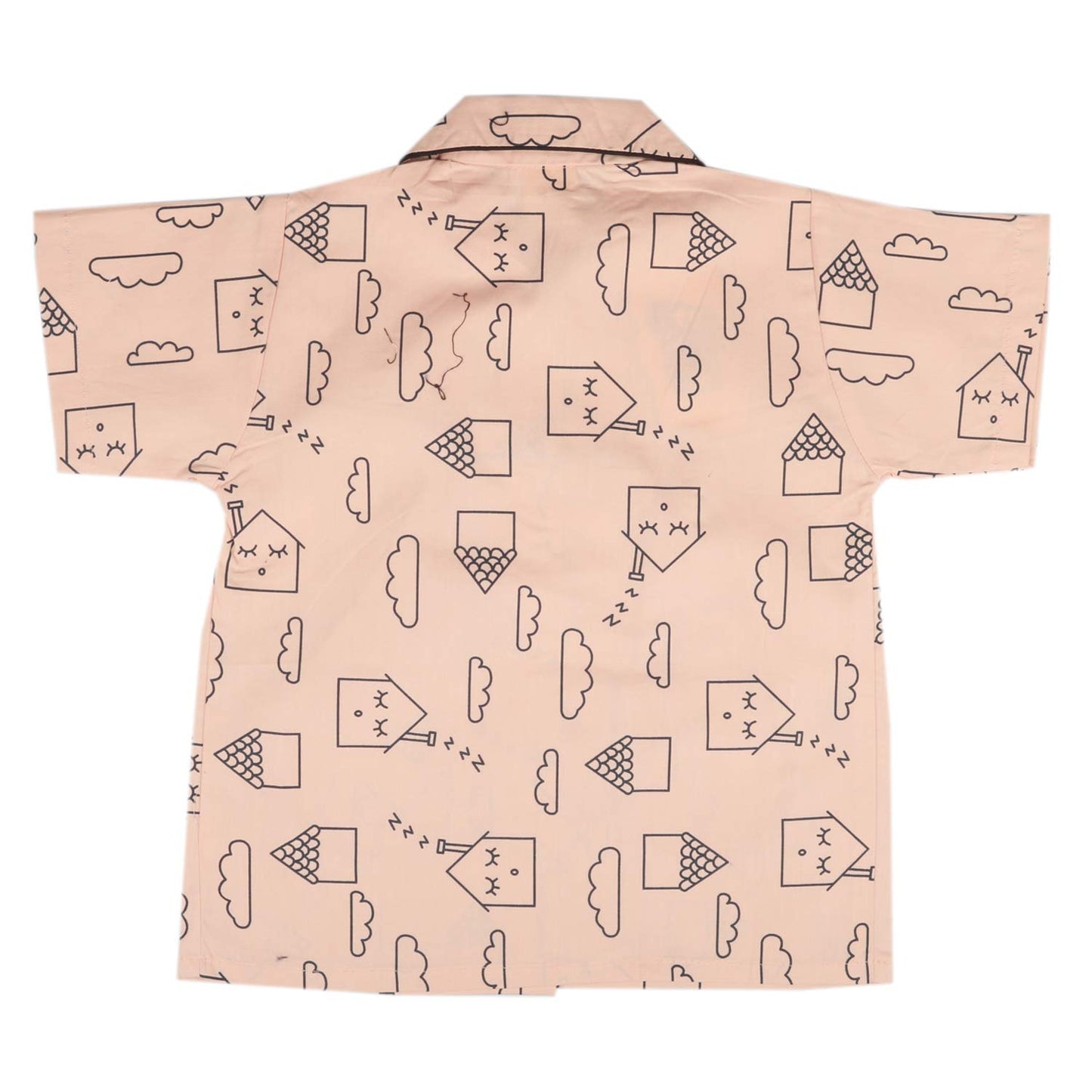 Unisex Printed Top and Bottom Pyjamas Night Dress