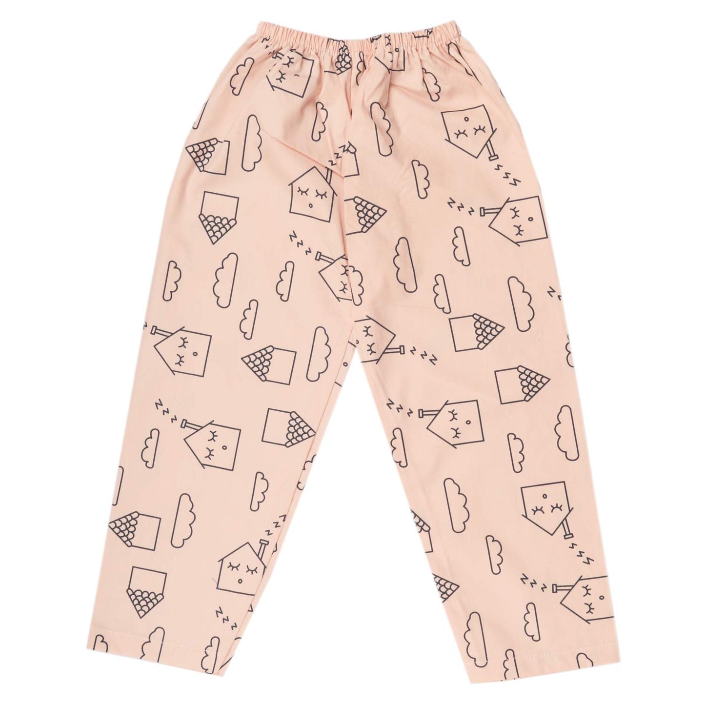 Unisex Printed Top and Bottom Pyjamas Night Dress