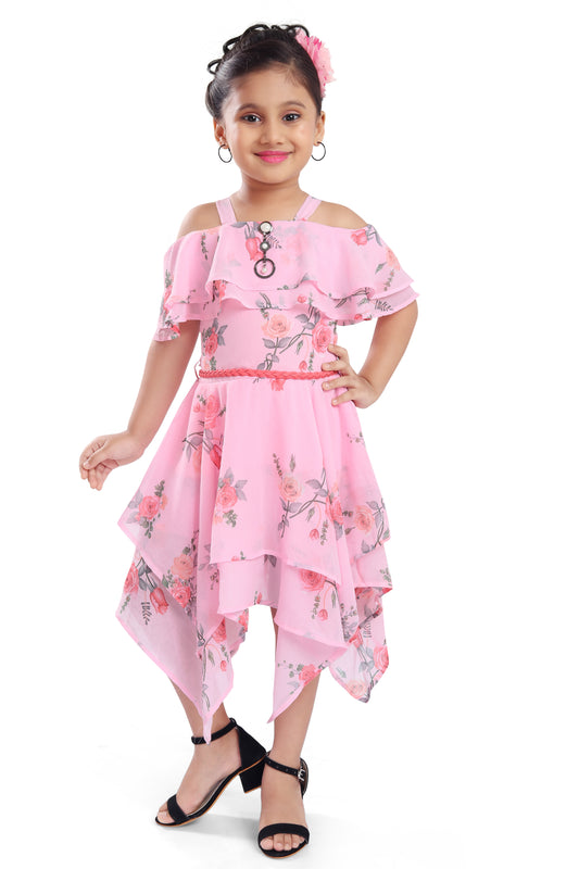 Wish Karo kids Birthday Frock Dress (stn769bpnk)