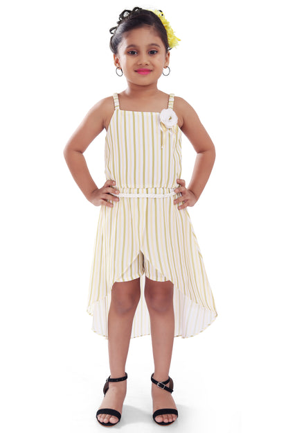 Wish Karo kids Partywear  Dress Frock (fe2930ylw)