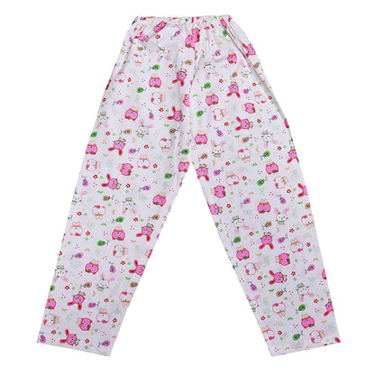 Wish Karo Cotton Nightdress for Baby Girls & Girls Payjama Set(ND02pnk)