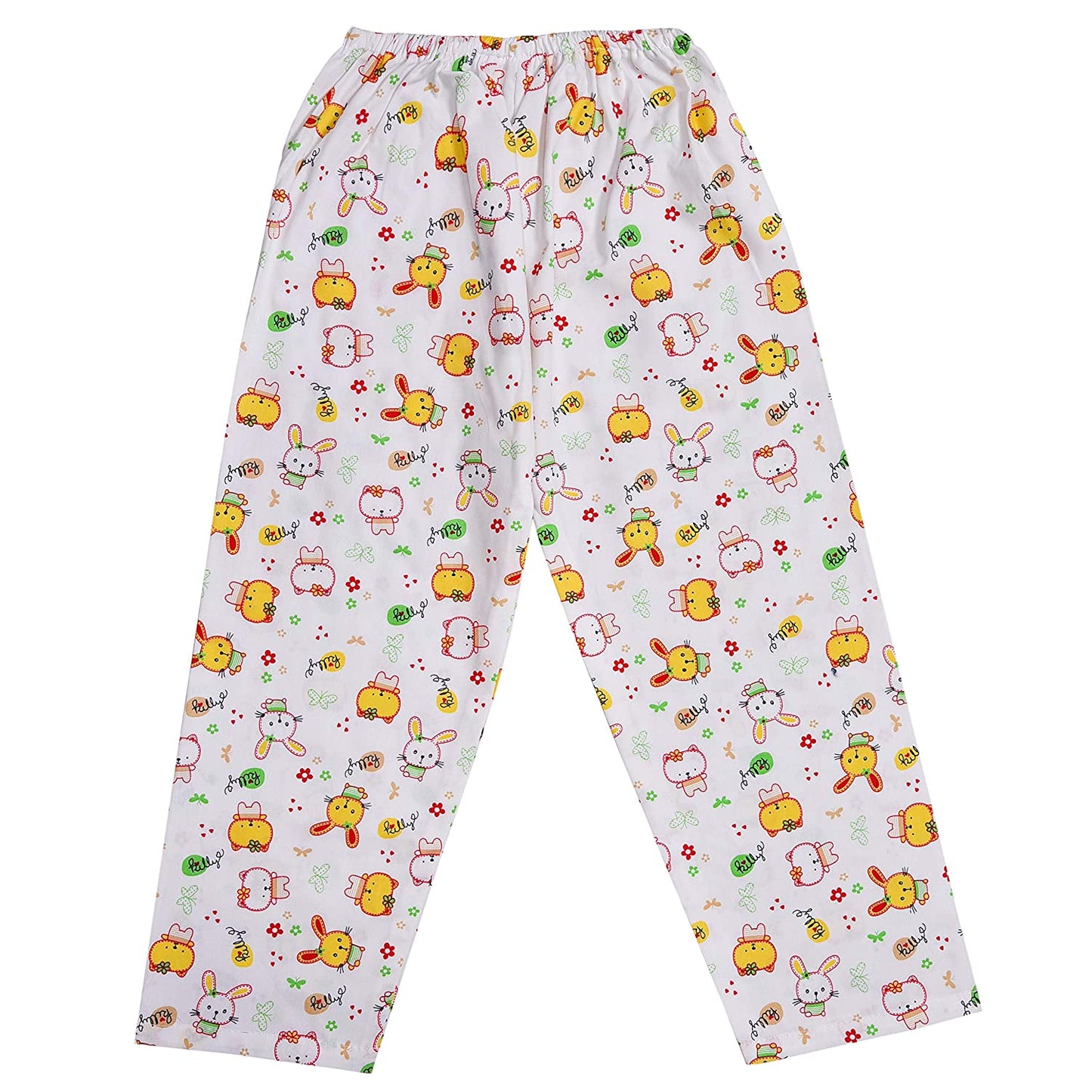 Wish Karo Cotton Nightdress for Baby Girls & Girls Payjama Set(ND02Y)