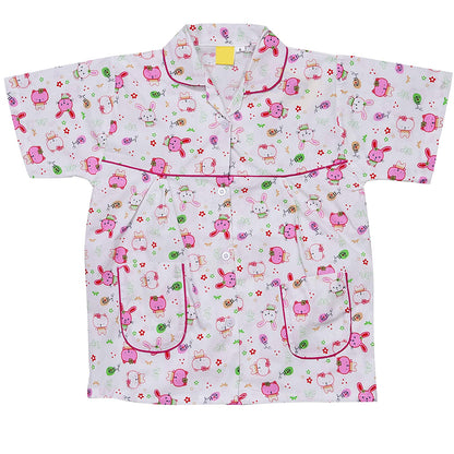 Unisex Printed Top and Bottom Pyjamas Night Dress