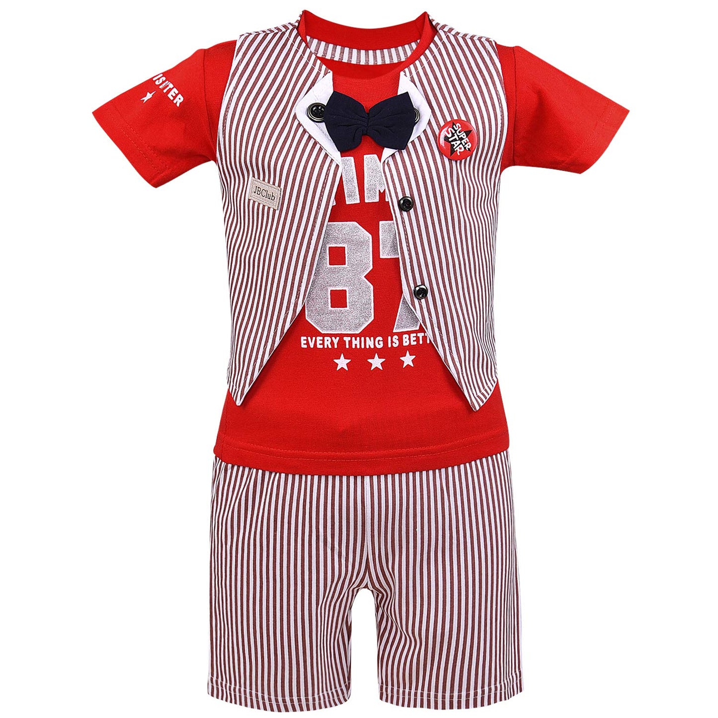 Wish Karo Unisex Clothing Sets for Boys & Baby Girls-(bt20rd)