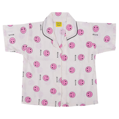 Unisex Printed Top and Bottom Pyjamas Night Dress