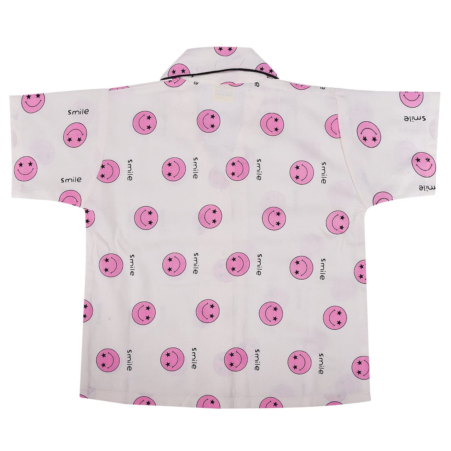 Unisex Printed Top and Bottom Pyjamas Night Dress