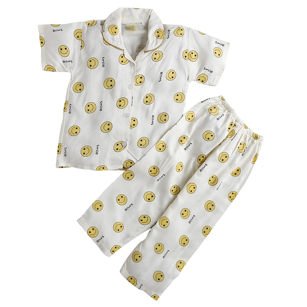 Wish Karo Cotton Sleepwear for Boys & Girls-(ND21ylw)