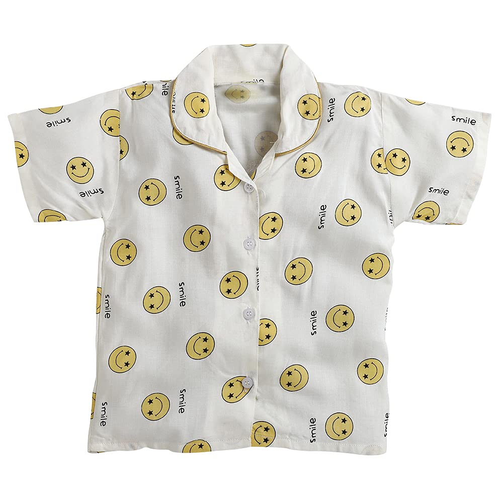 Wish Karo Cotton Sleepwear for Boys & Girls-(ND21ylw)