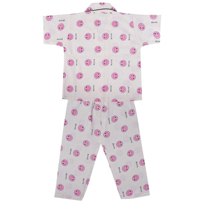 Unisex Printed Top and Bottom Pyjamas Night Dress
