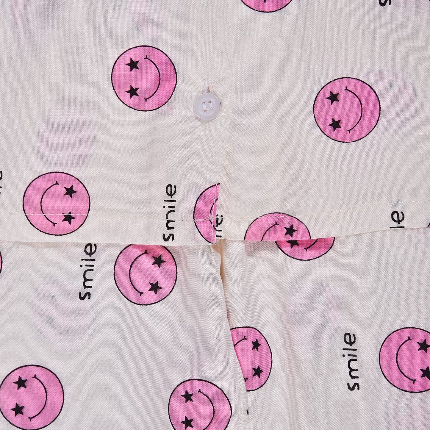 Unisex Printed Top and Bottom Pyjamas Night Dress