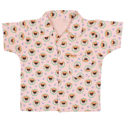 Unisex Printed Top and Bottom Pyjamas Night Dress