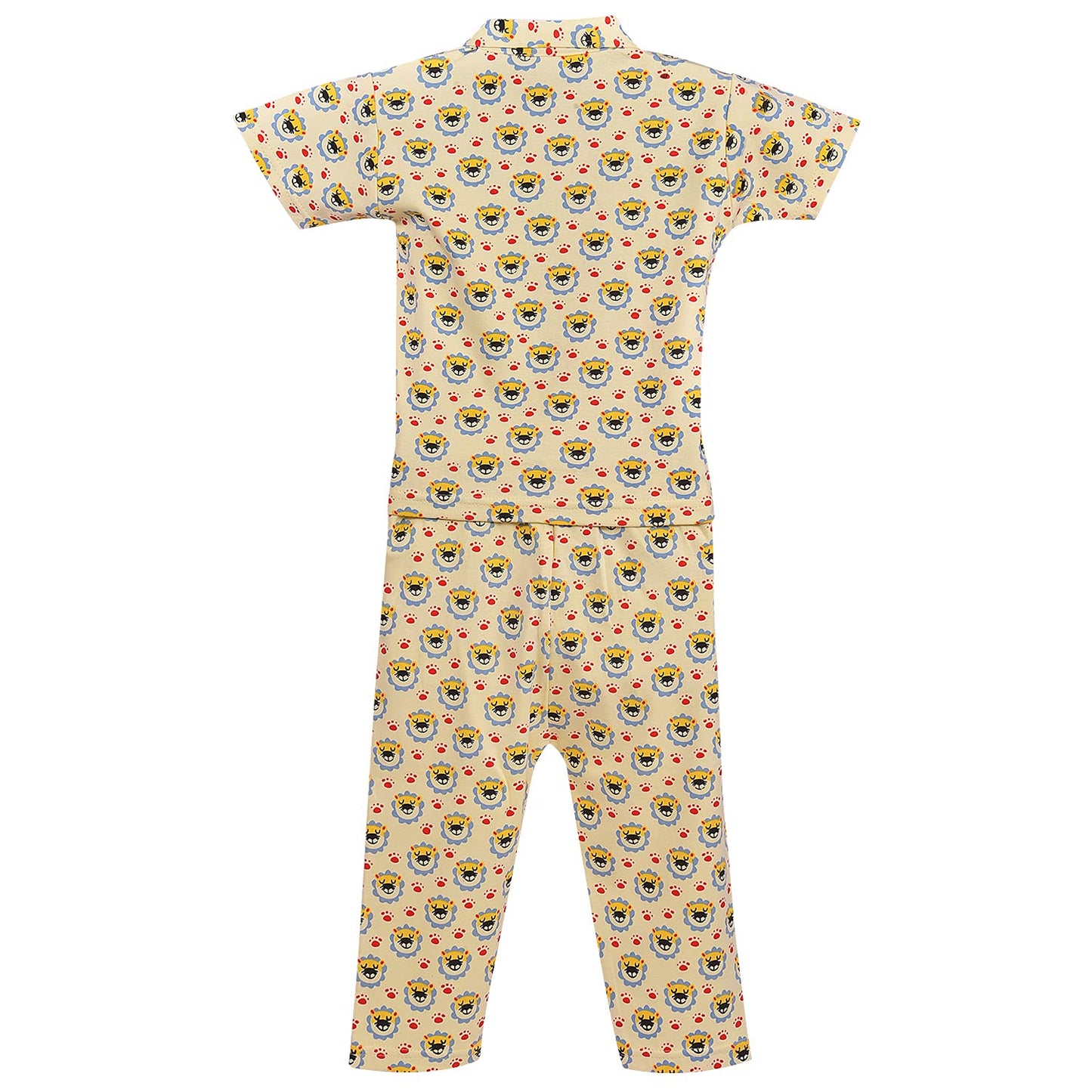 Unisex Printed Top and Bottom Pyjamas Night Dress