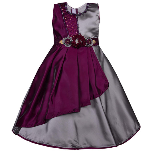 Girls Party Wear Long Dress Birthday Gown for Girls LF177wn