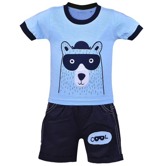 Wish Karo Unisex Clothing Sets for Baby - Boys Girls -(bt27blu)