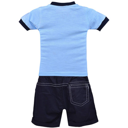 Wish Karo Unisex Clothing Sets for Baby - Boys Girls -(bt27blu)