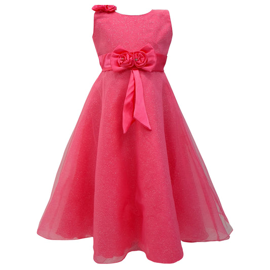 Wish Karo Baby Girls Long Gown Dress-Lf820bpnk