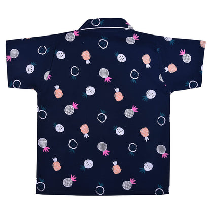 Unisex Printed Top and Bottom Pyjamas Night Dress