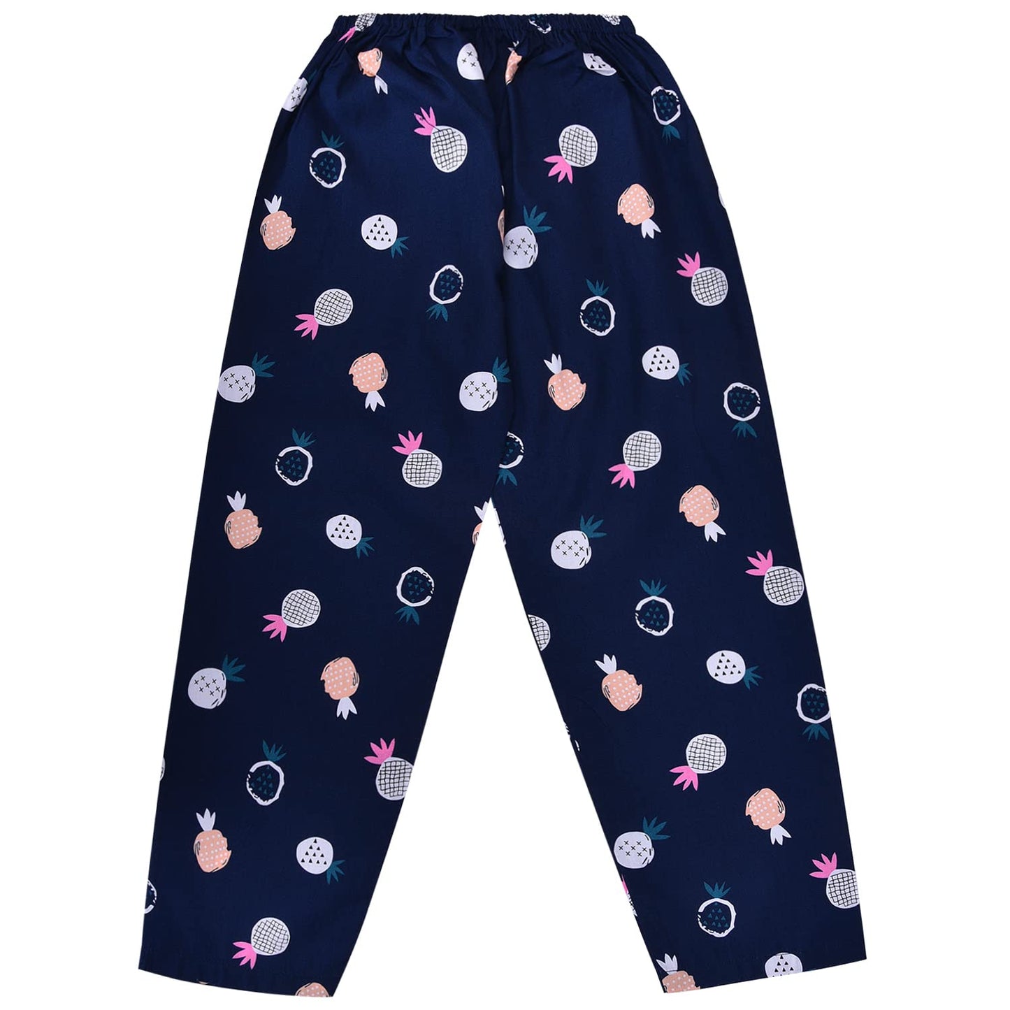 Wish Karo Cotton Printed Top & Bottom Pajama Set Night Dress for Boys & Girls-(ND31nb)