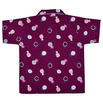Unisex Printed Top and Bottom Pyjamas Night Dress
