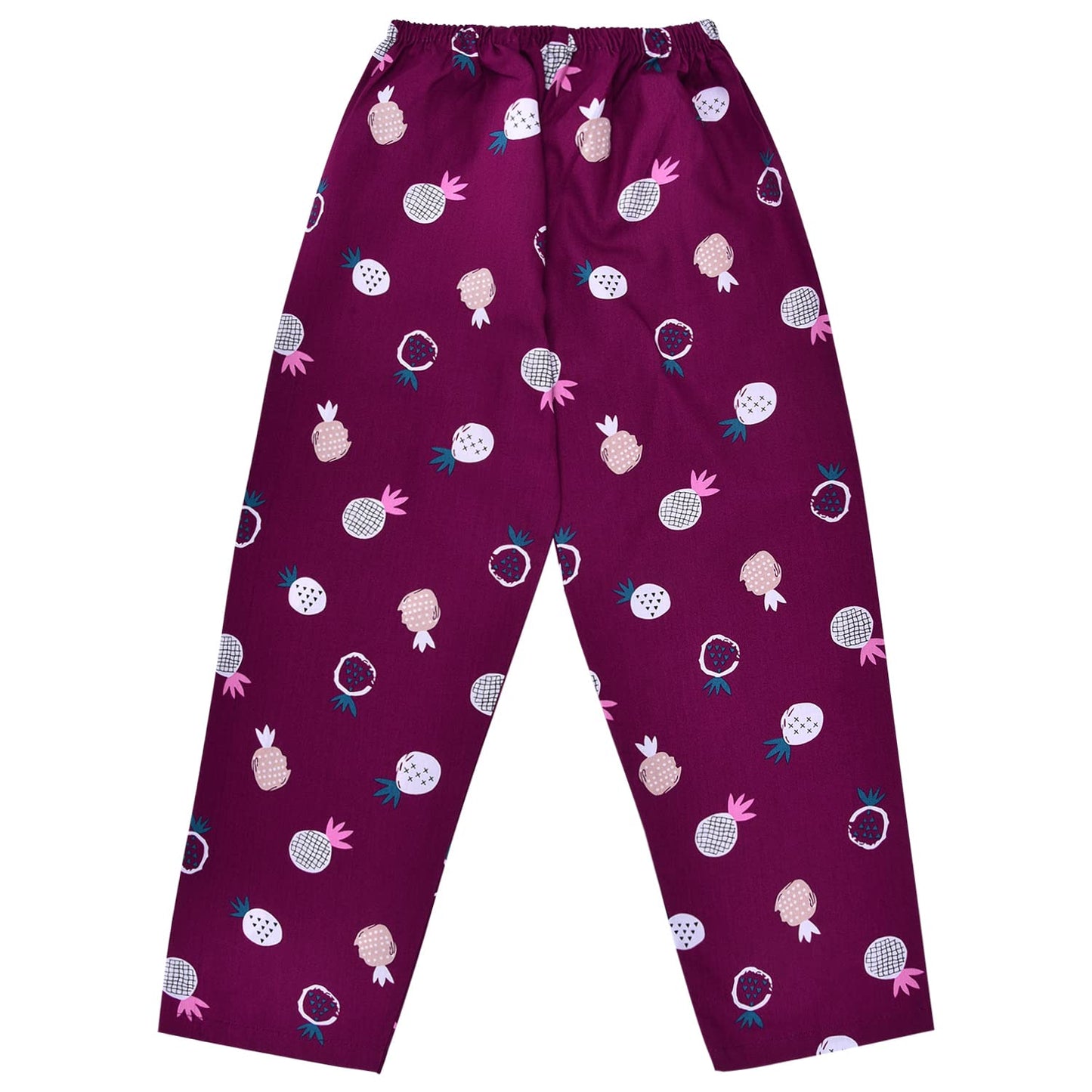 Wish Karo Cotton Printed Top & Bottom Pajama Set Night Dress for Boys & Girls-(ND31mrn)