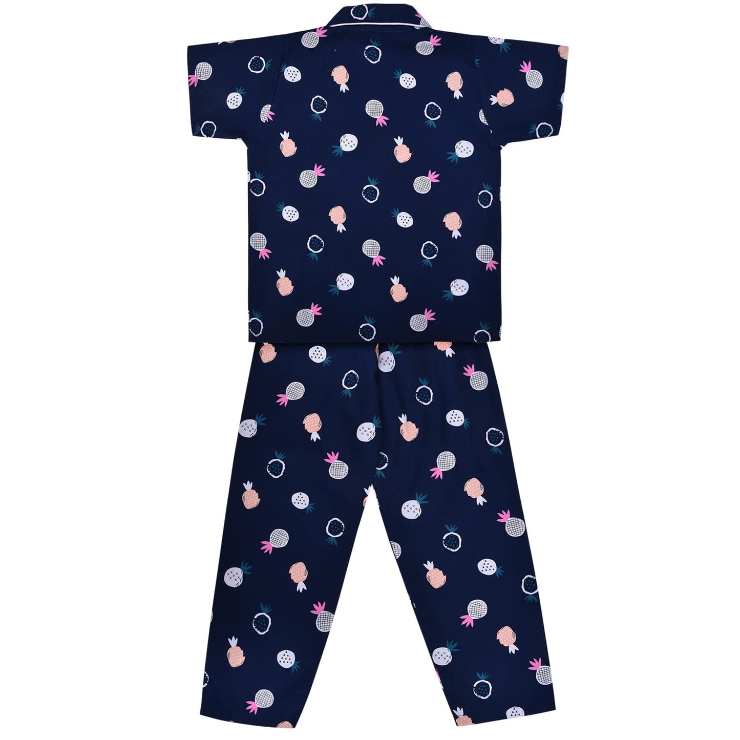 Unisex Printed Top and Bottom Pyjamas Night Dress