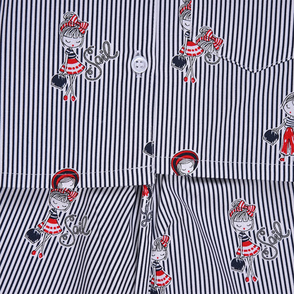 Wish Karo Cotton Printed Top & Bottom Pajama Set Night Dress for Boys & Girls-(ND36gry)