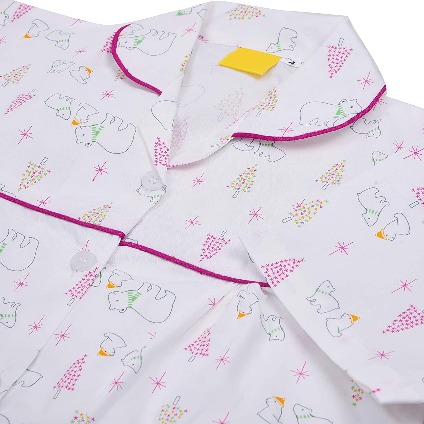 Wish Karo Cotton Nightdress for Baby Girls & Girls Payjama Set(ND04P)