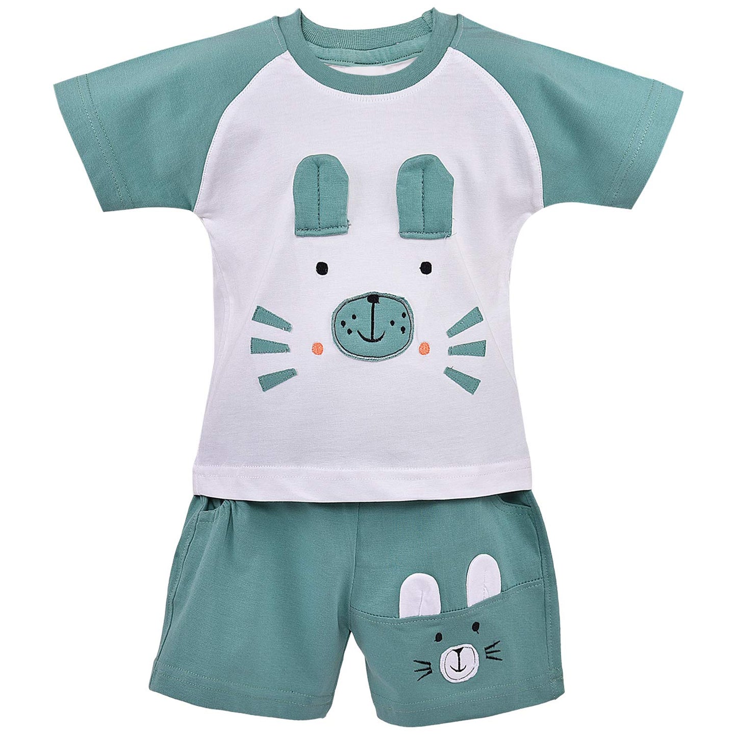 Wish Karo Clothing Sets for Baby Girls and boys-(bt42grn)