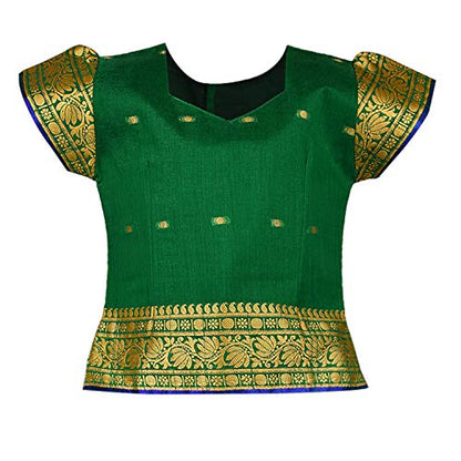 Girl's Traditional Art Silk Stitched Lehenga Choli for Girls-gc204pg
