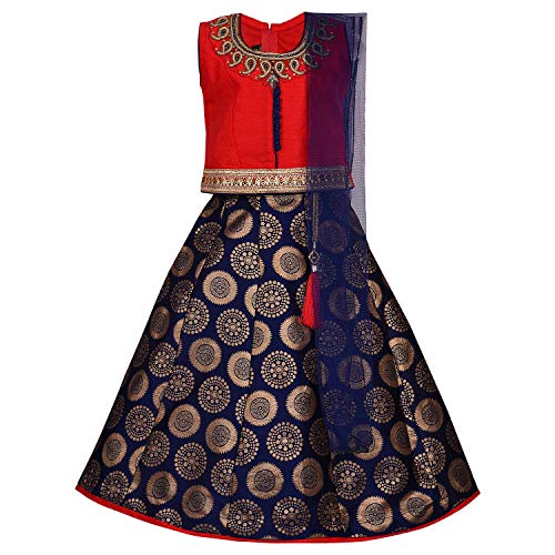 Girl's Stitched Ghaghara Choli