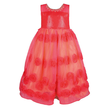 Girls Long Frock LF57t -  Wish Karo Dresses