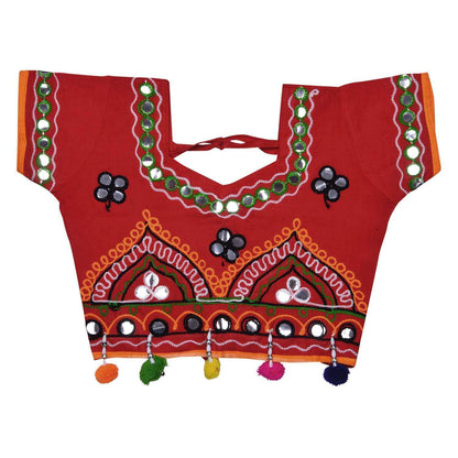 Girl's Cotton Ghaghra Choli, Leghnga Choli, Chania Choli 143rd -  Wish Karo Dresses