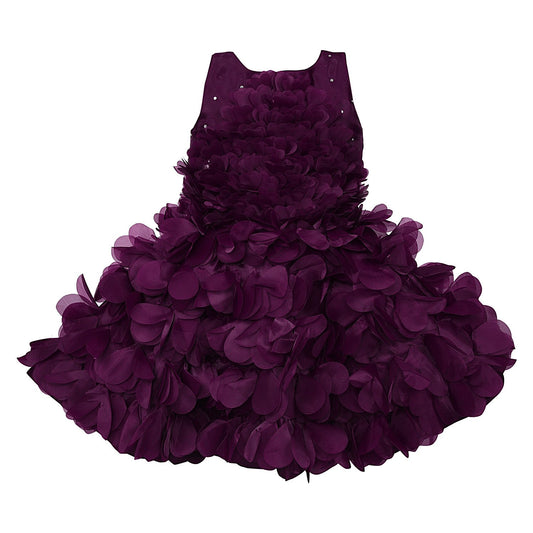 Baby Girls Party Wear Frock Birthday Dress For Girls bxa165ppl - Wish Karo Party Wear - frocks Party Wear - baby dress