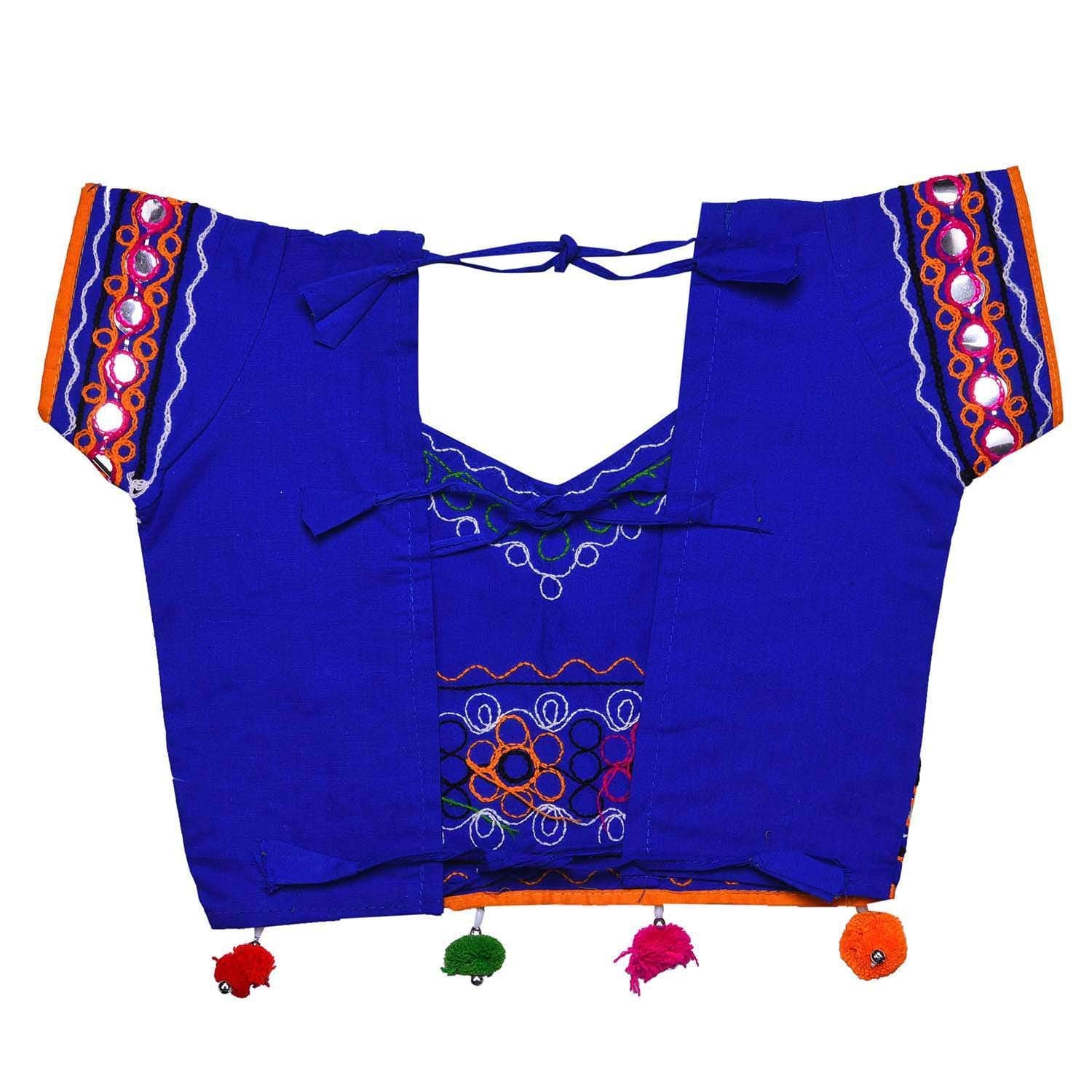 Girl's Cotton Ghaghra Choli, Leghnga Choli, Chania Choli 144b -  Wish Karo Dresses